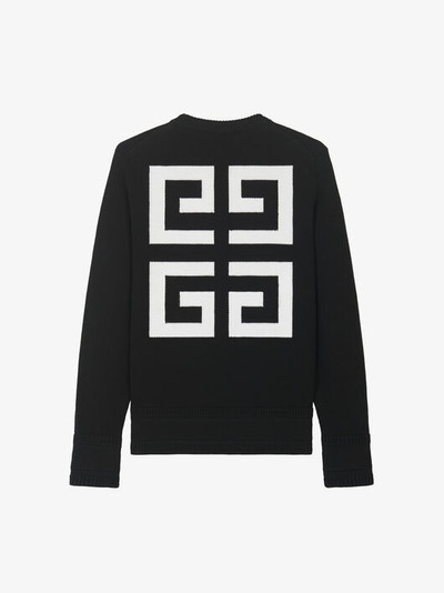 Givenchy GIVENCHY 4G SWEATER IN COTTON outlook