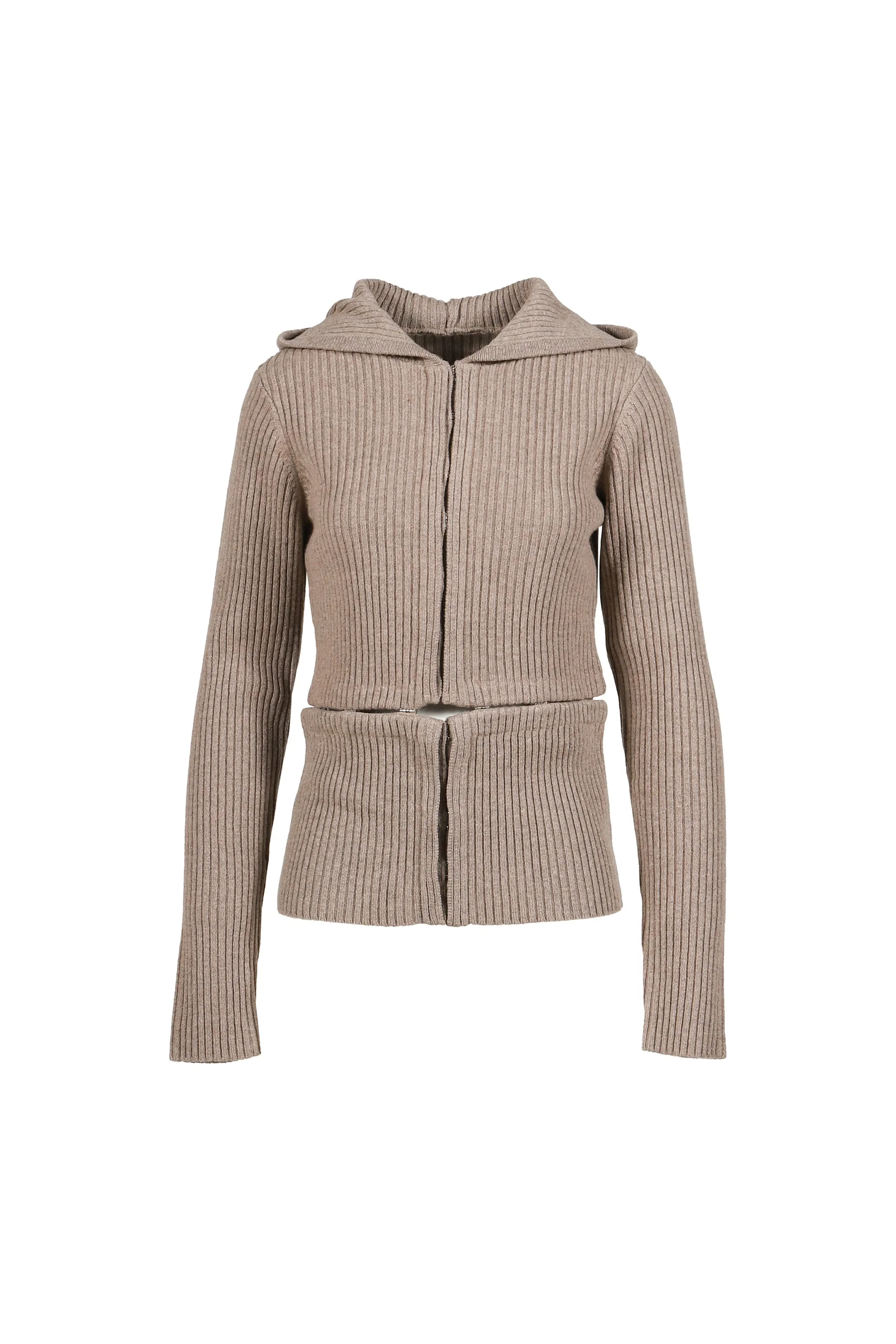 REFRACTA CARDIGAN  / DARK STONE - 1