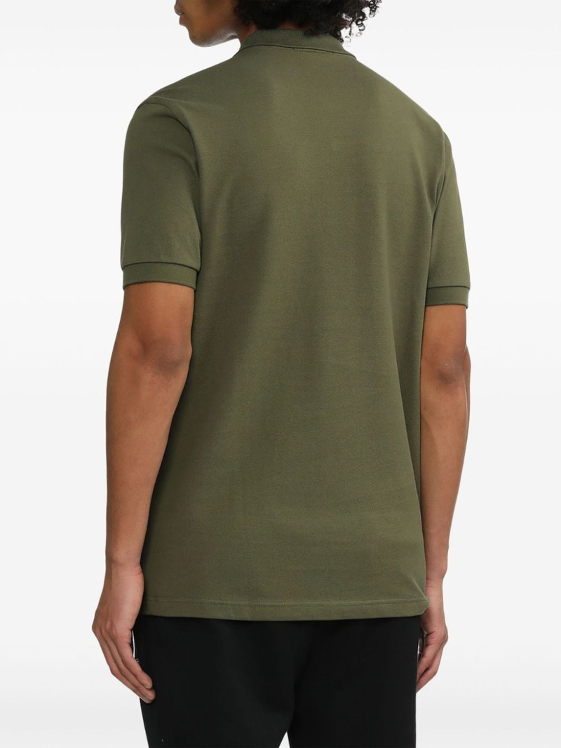 logo-embroidered cotton polo shirt 4