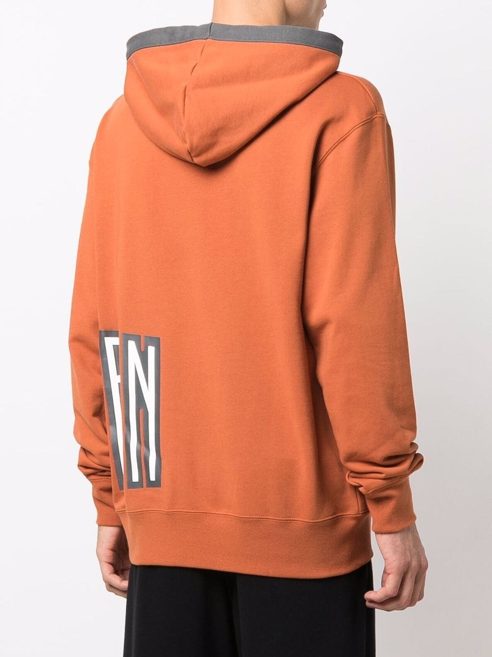 logo-print hoodie - 4