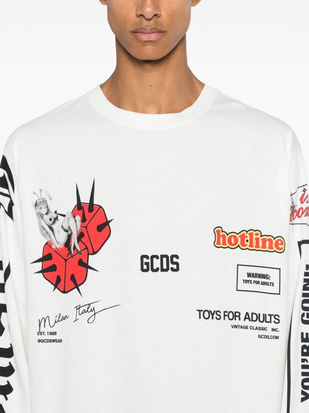 logo-print T-shirt - 5