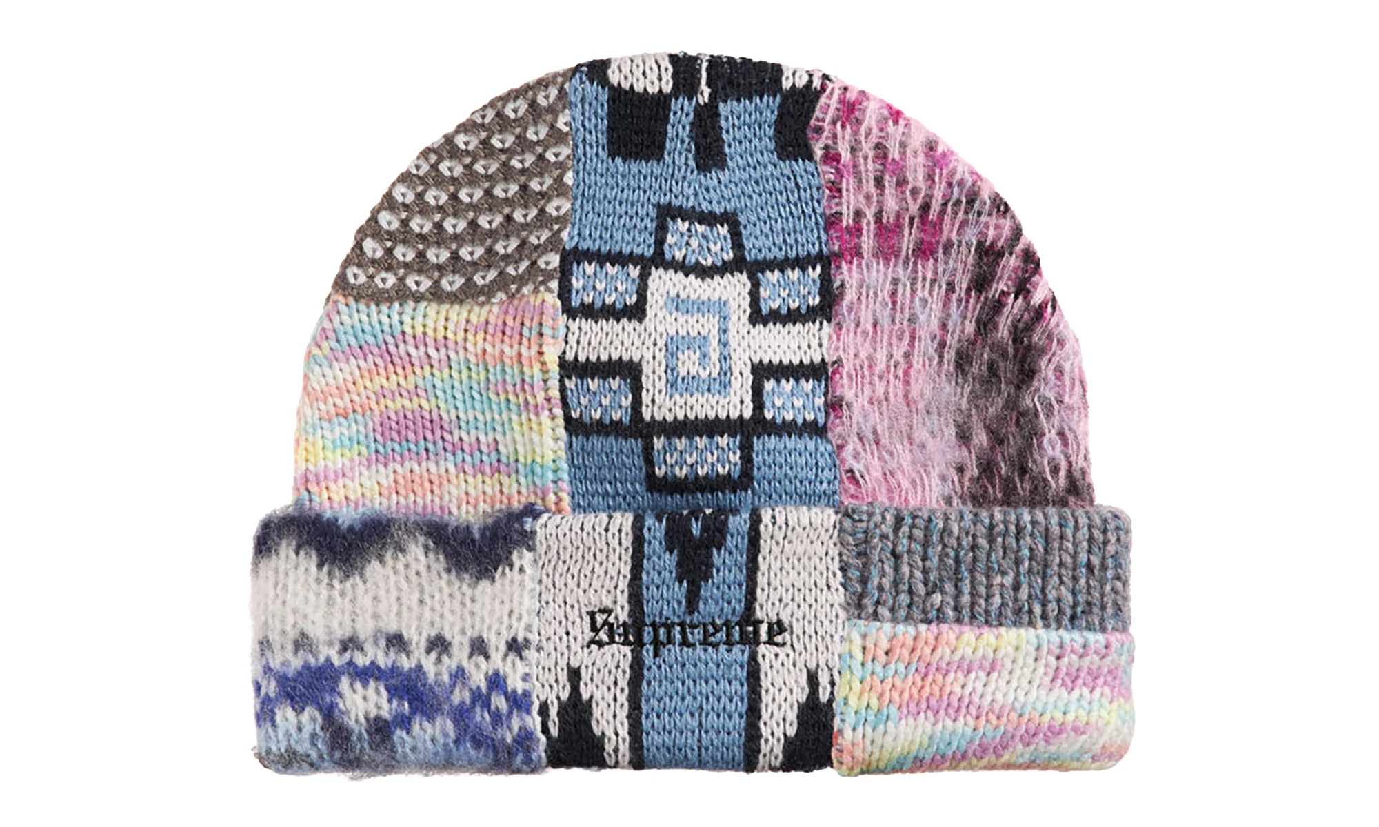 Patchwork Beanie "SS26 - Light Blue" SU27645 - 1