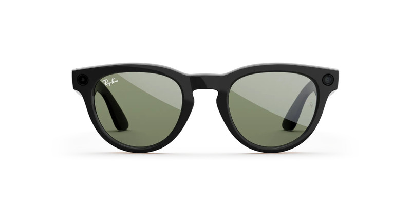 Ray-Ban Meta Headliner (Gen 2) Shiny Black Green Lenses 1