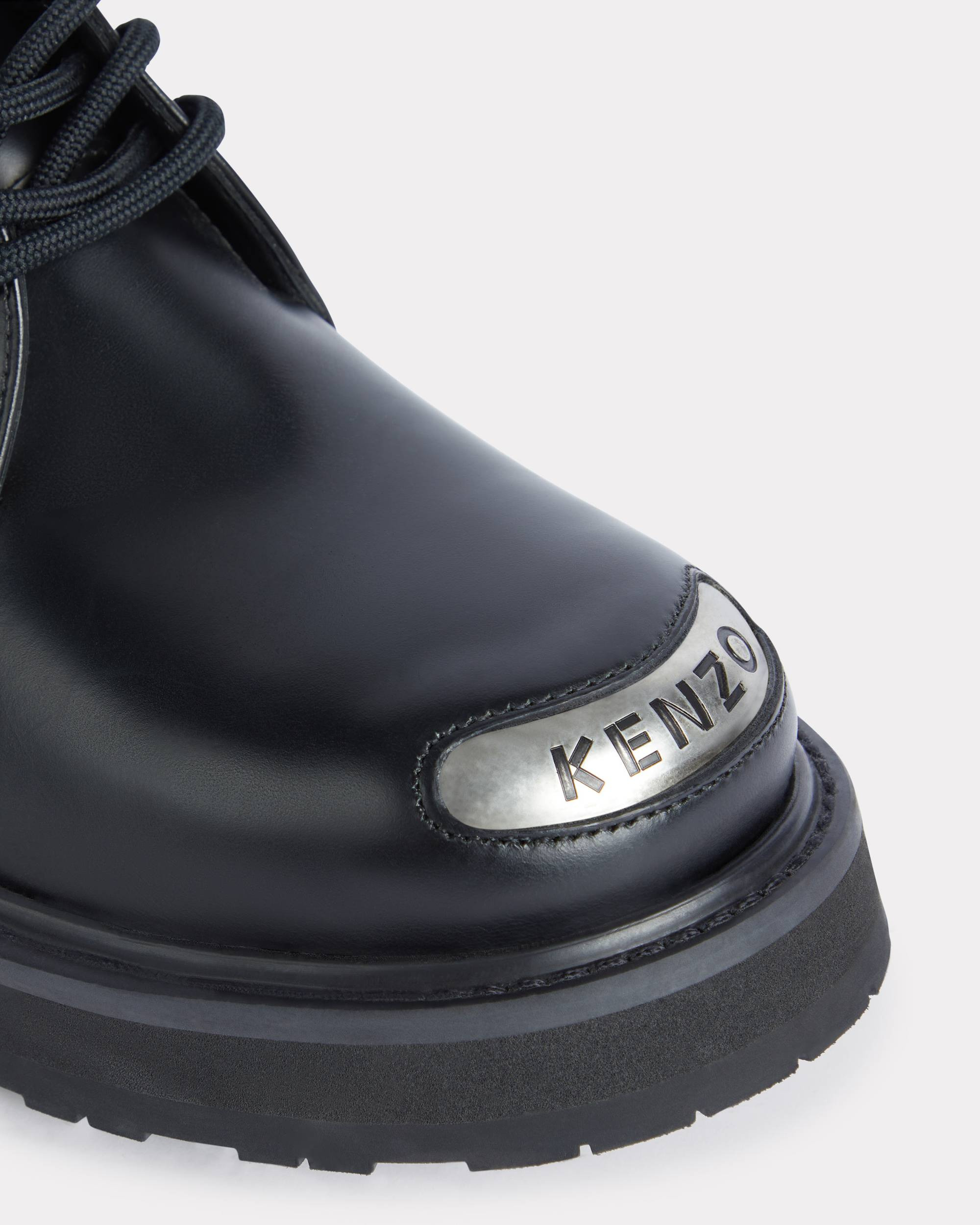 'KENZOSMILE' derbies in leather - 4
