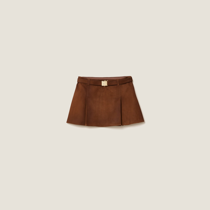 Suede skirt 1