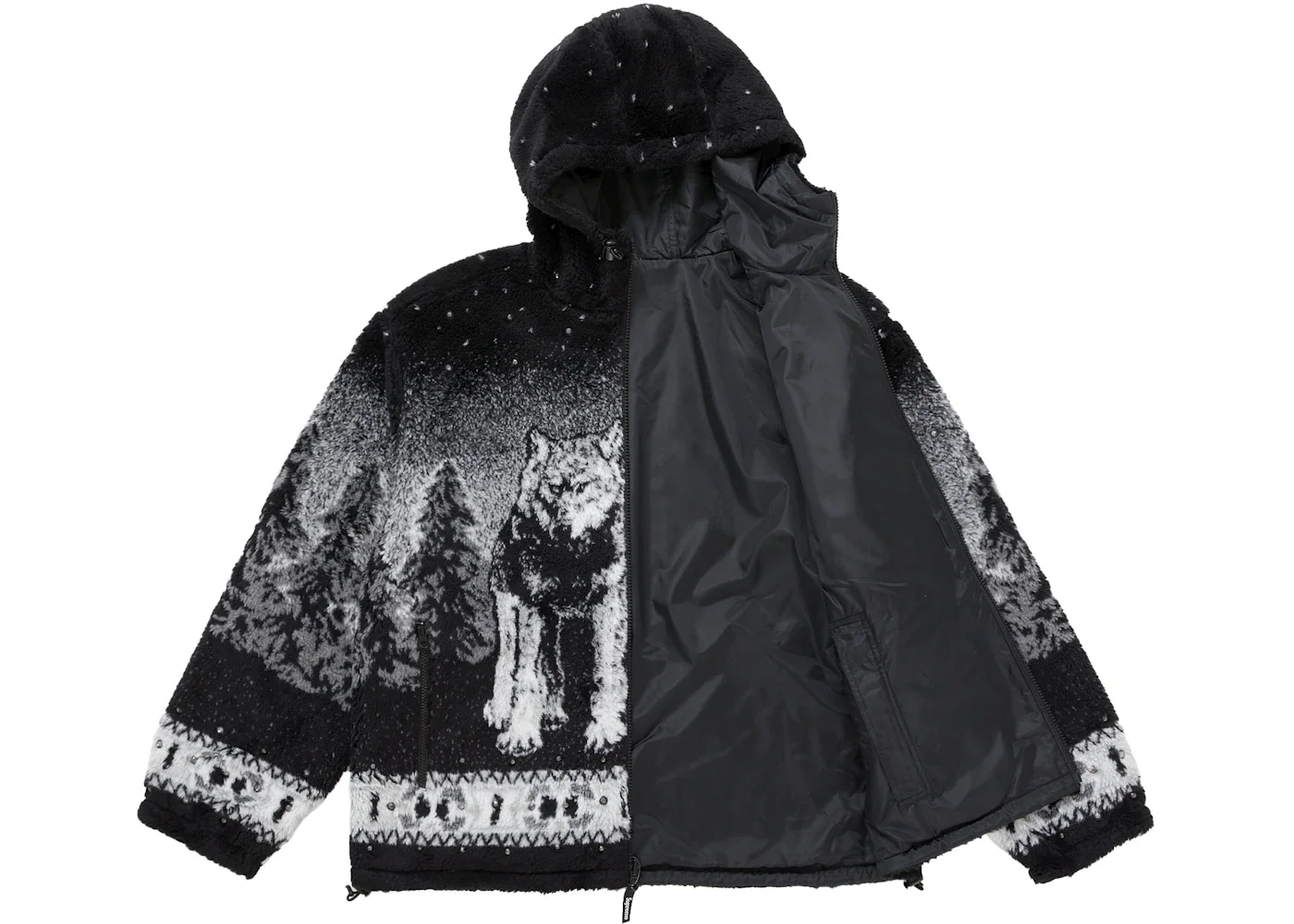 Supreme Supreme b.b. Simon Reversible Hooded Fleece Jacket