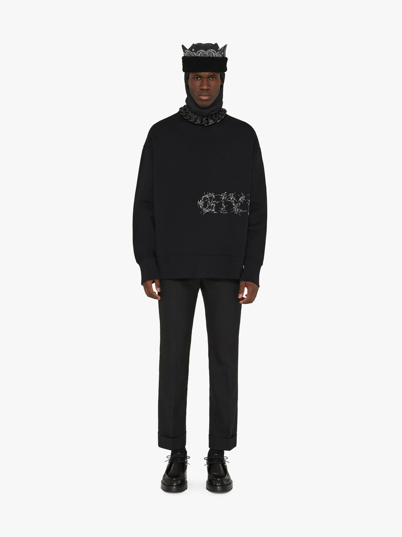 Givenchy GIVENCHY BARBED WIRE SWEATSHIRT outlook