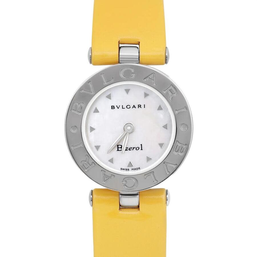 Pre-owned Bvlgari B.Zero1 Quartz White Dial Ladies Watch BZ22S - 2