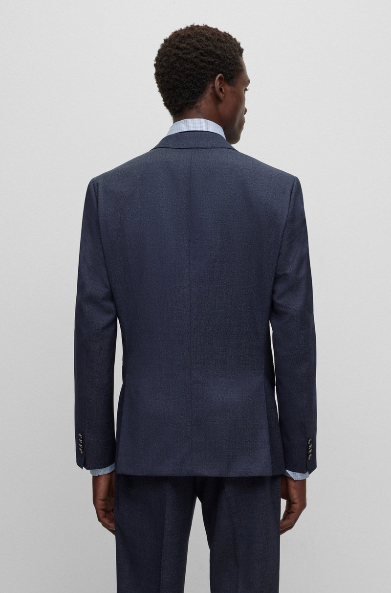 BOSS SLIM-FIT SUIT IN VIRGIN WOOL WITH SIGNATURE LINING outlook