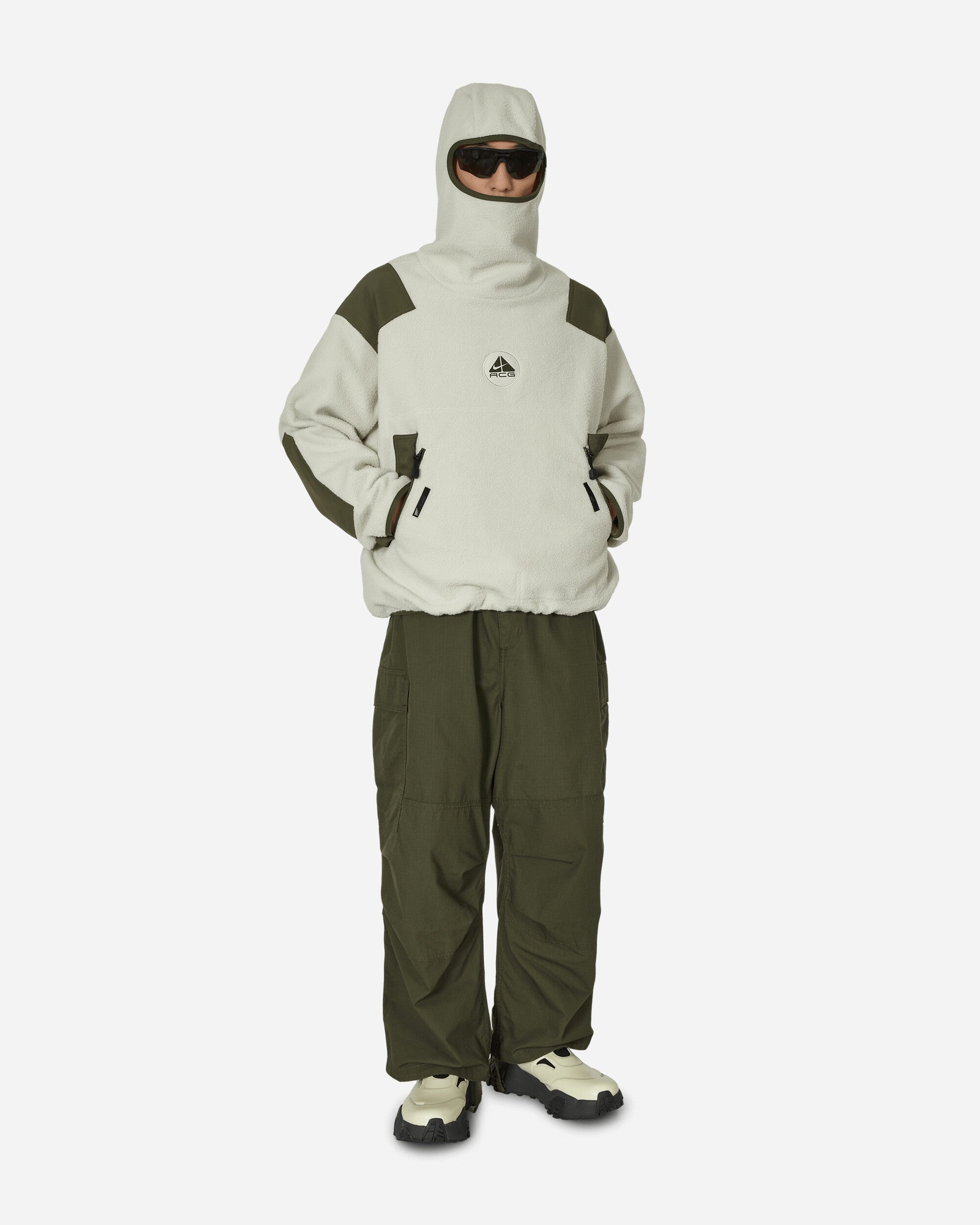 ACG Balaclava Retro Fleece Pullover Light Bone - 4