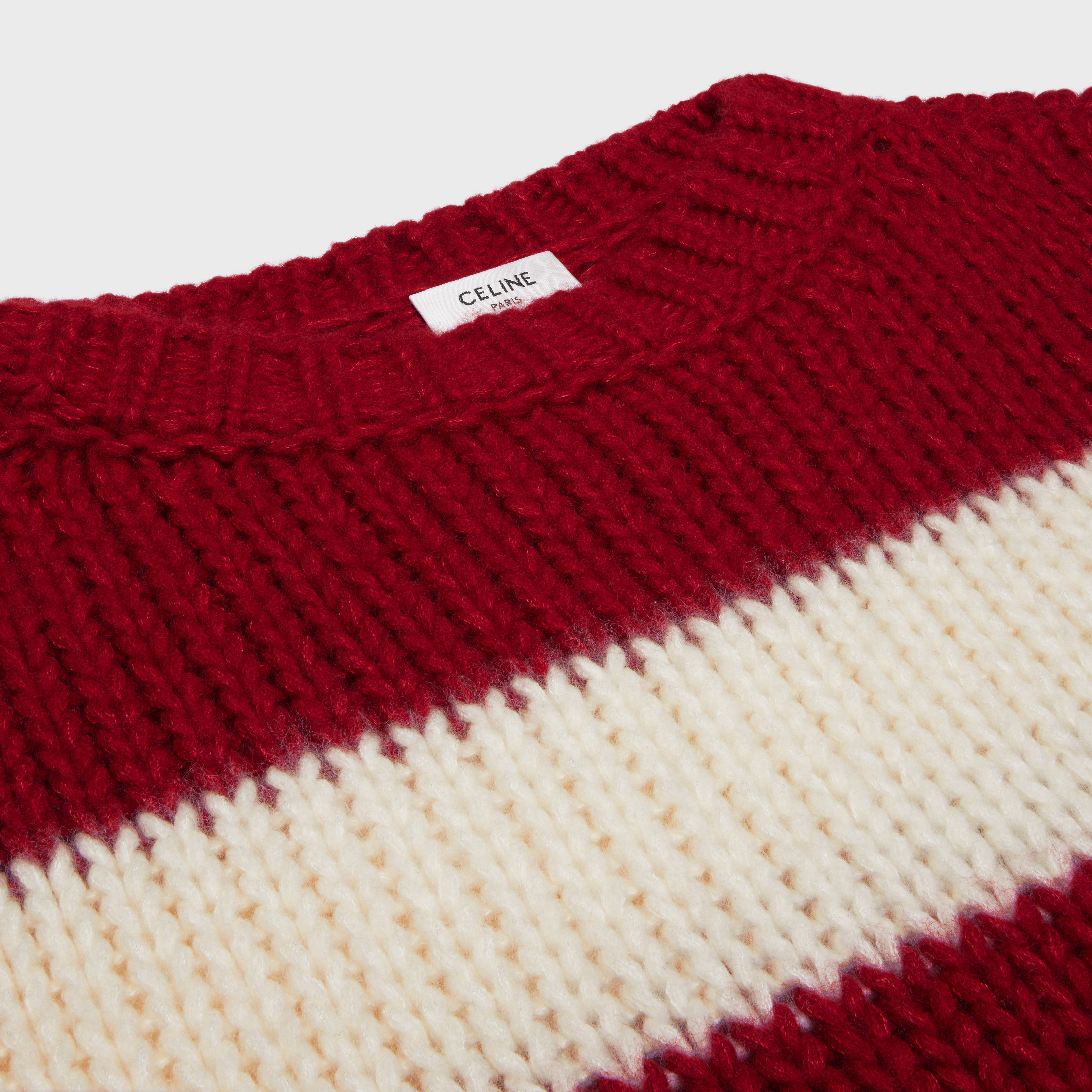 crew neck sweater in wool, cashmere and silk - 3