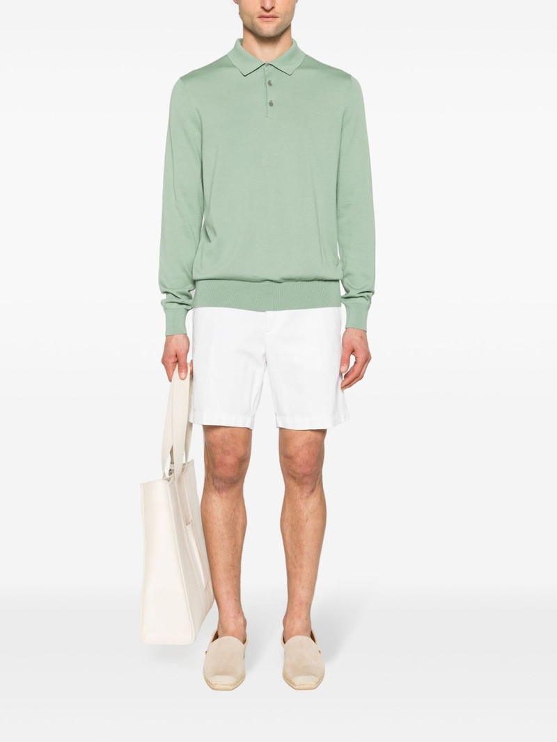 BOSS long-sleeve cotton polo shirt outlook