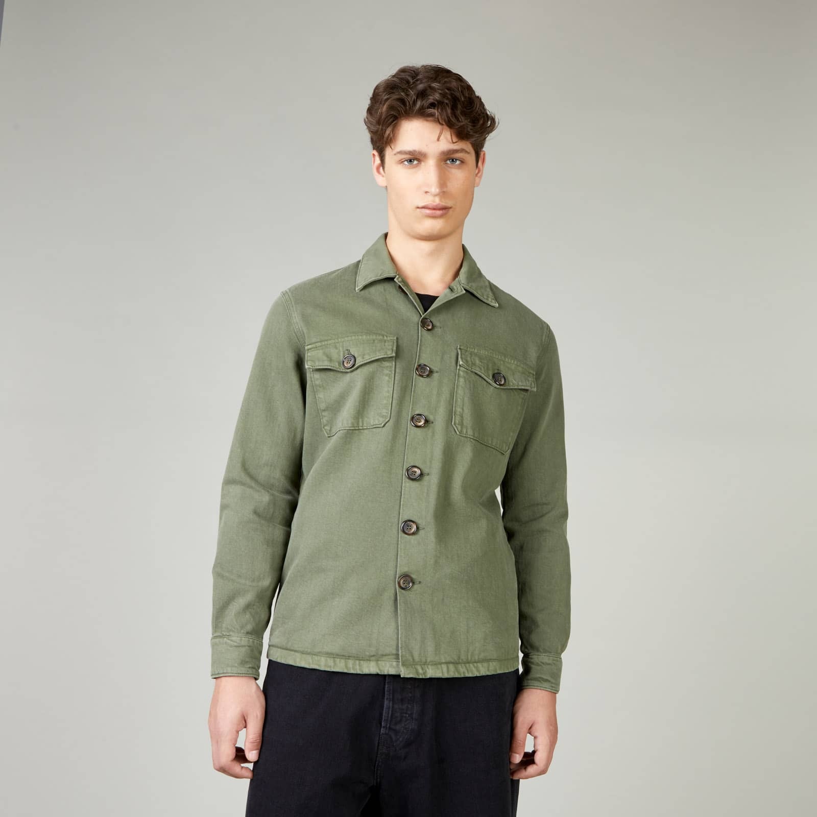 Shirt Jacket Green - 4