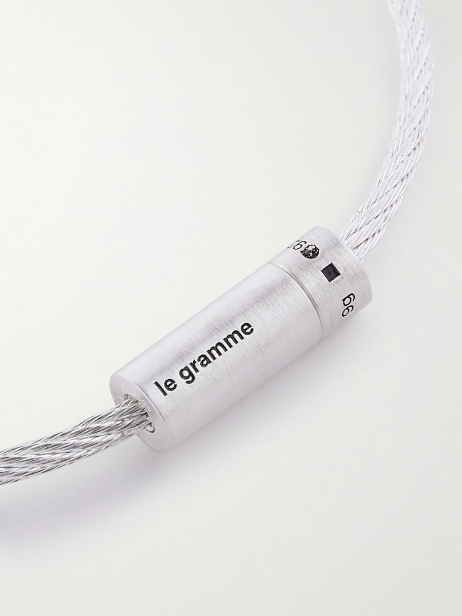 Le Câble 9 Brushed Sterling Silver Bracelet Silver - 4
