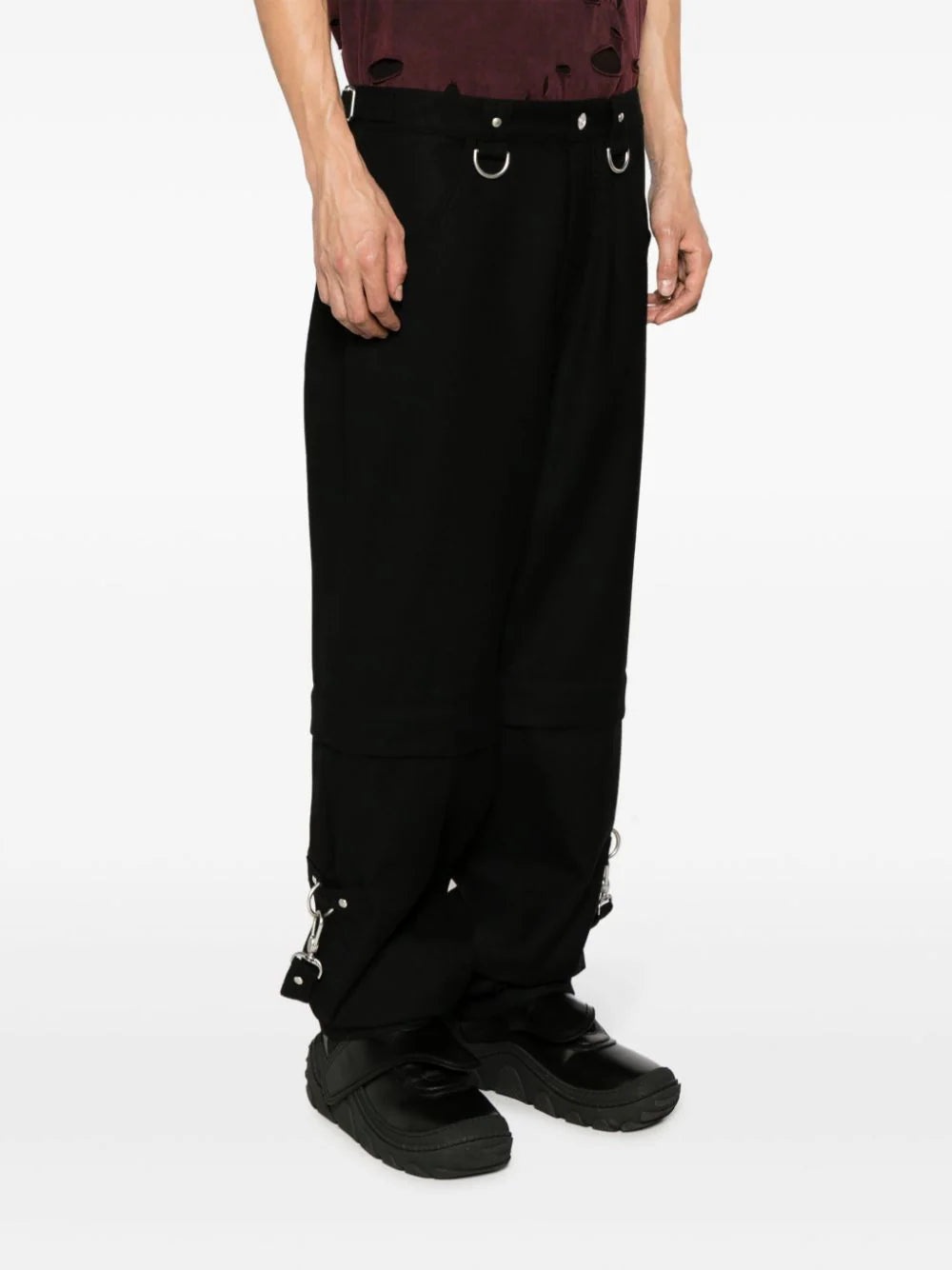 DETACHABLE-LEG WIDE-LEG TROUSERS - 4