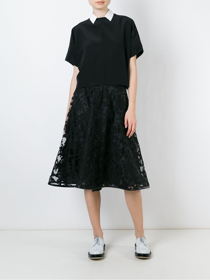 Noir Kei Ninomiya sheer skirt outlook