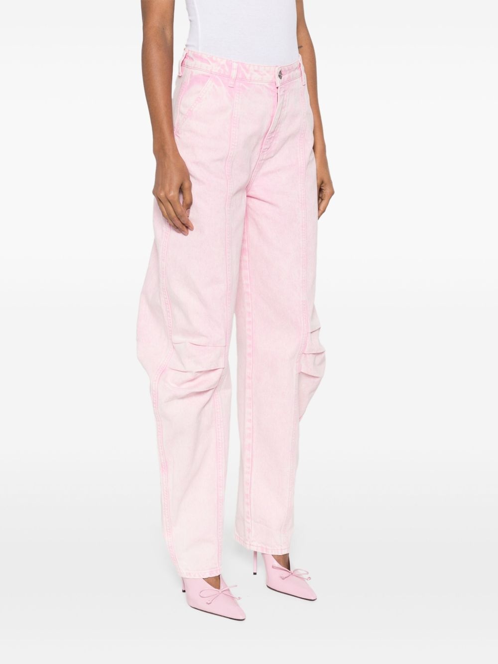 organic-cotton cargo jeans - 3