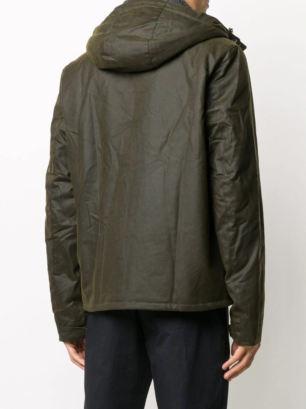 green lightweight rain jacket - 4