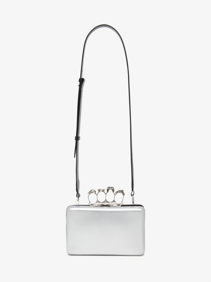 Men's The Knuckle Twisted Clutch in Silver - 5