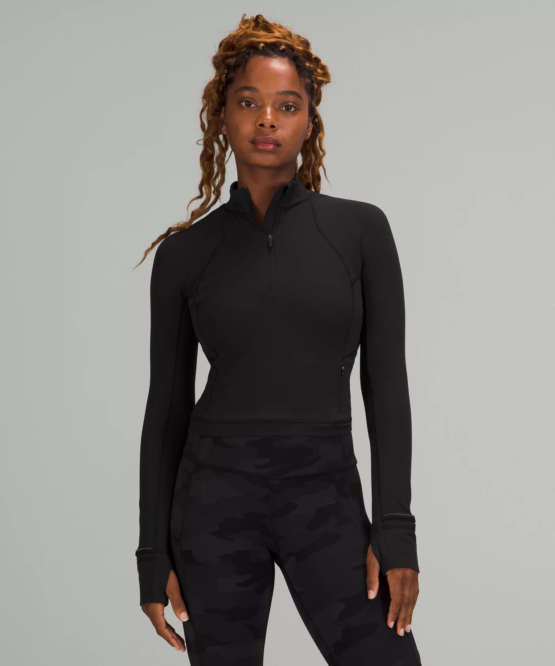 It's Rulu Cropped Half Zip - 1
