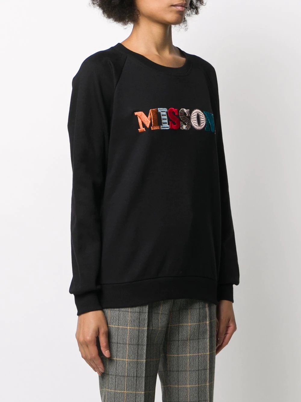 embroidered logo sweatshirt - 3