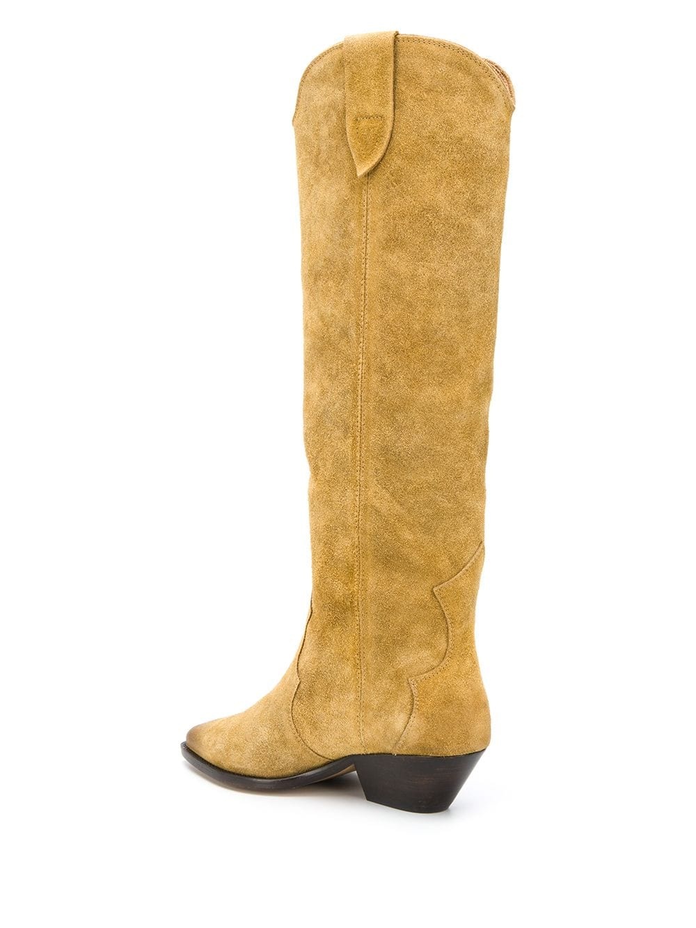 pointed knee-length boots - 3