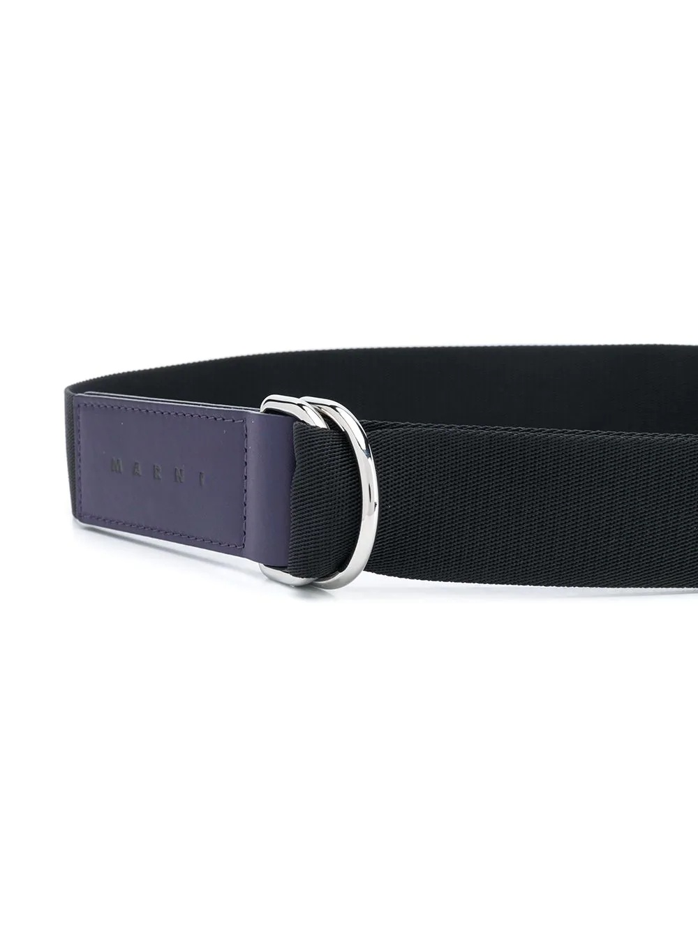 two-tone D ring belt - 2