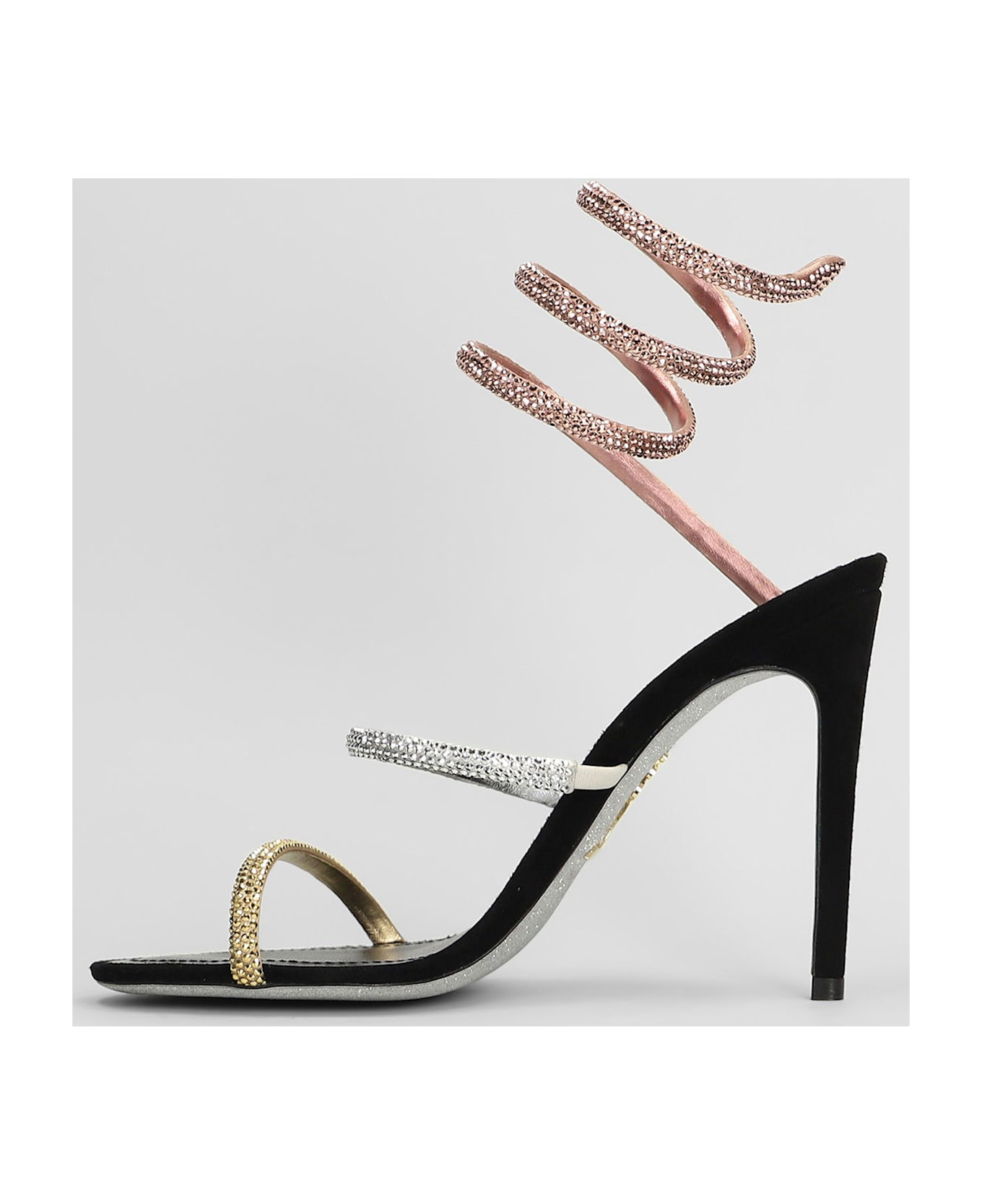 Trigold Sandals In Black Leather - 3