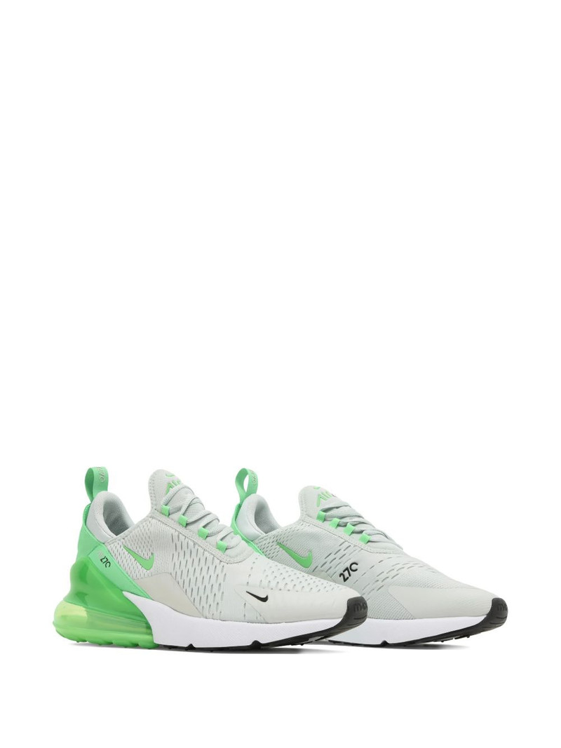 Nike Air Max 270 "Light Silver/Green Shock" sneakers outlook