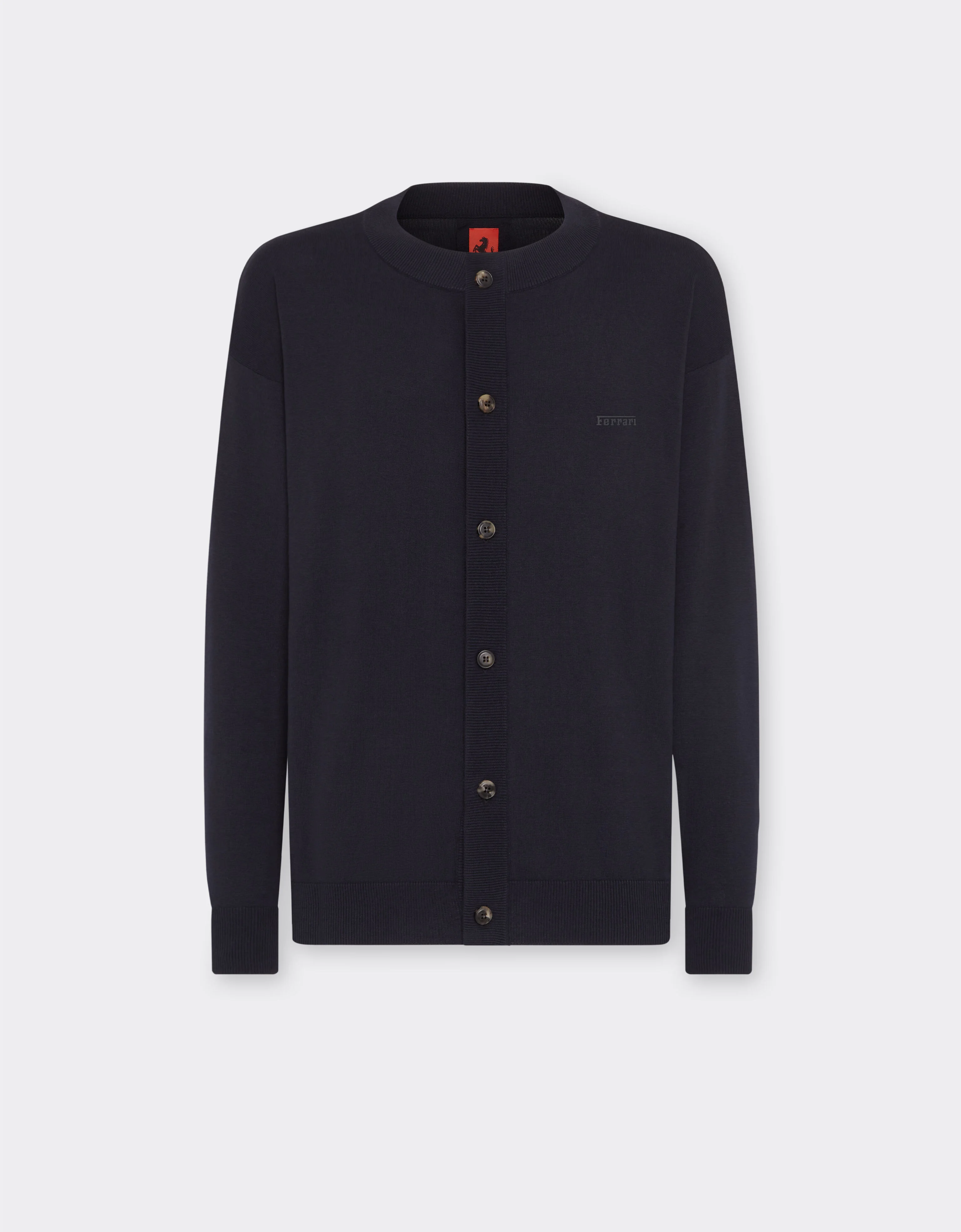 Cotton and silk cardigan - 1