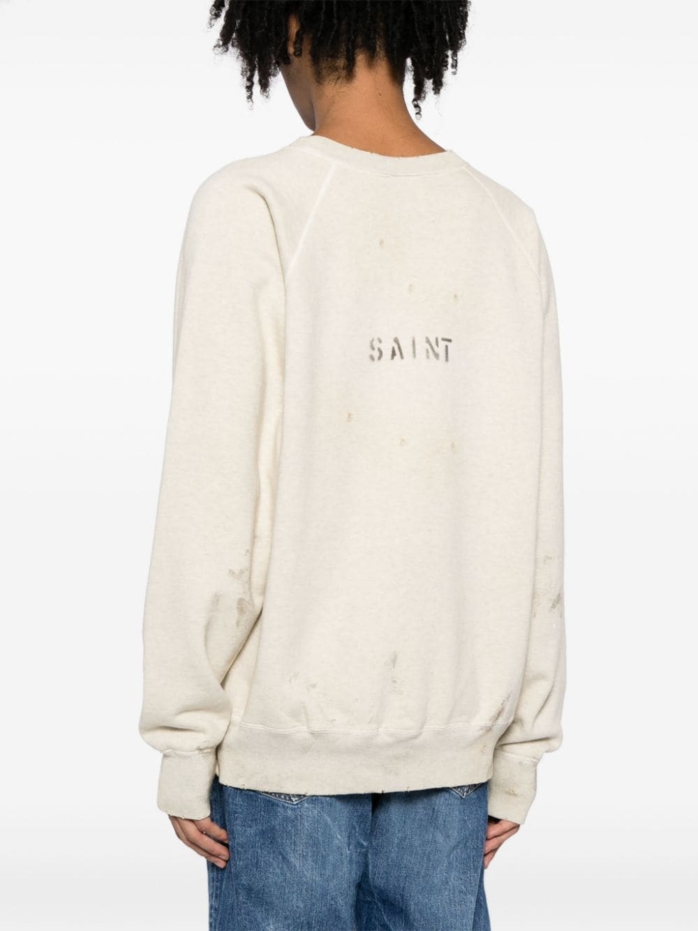graphic-print cotton sweatshirt - 4