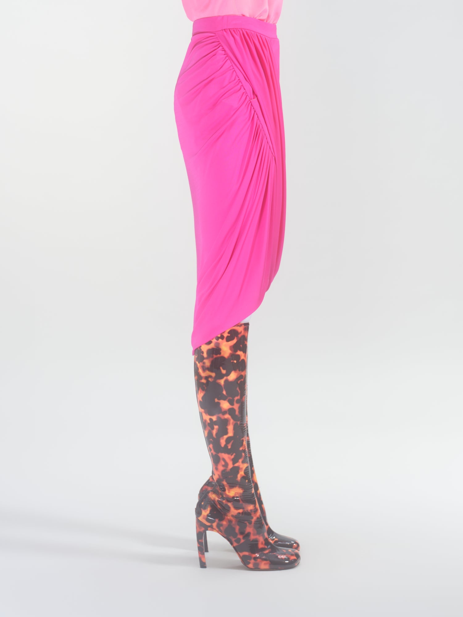 DRAPED TULIP SKIRT - 3