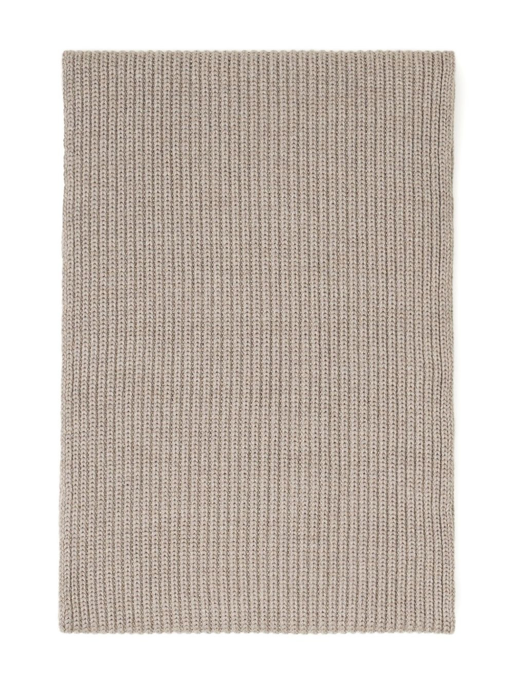 ribbed-knit scarf - 3