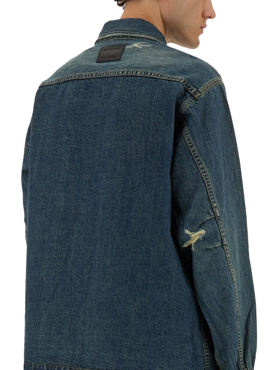 Denim Uniform Shirt - 4