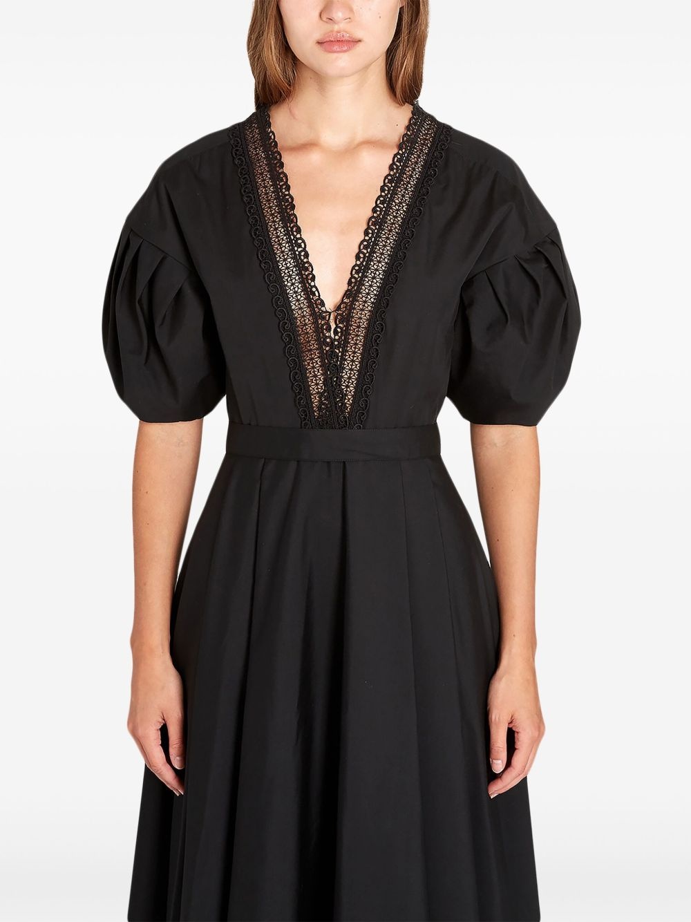 poplin midi dress - 5