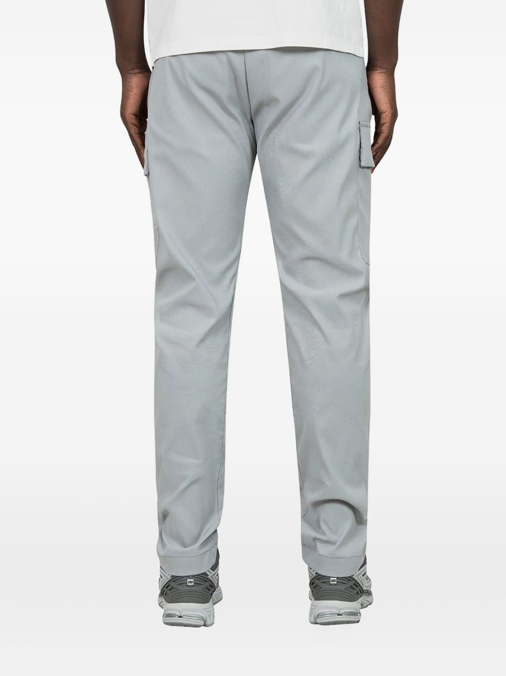 cargo-pocket straight-leg trousers - 3
