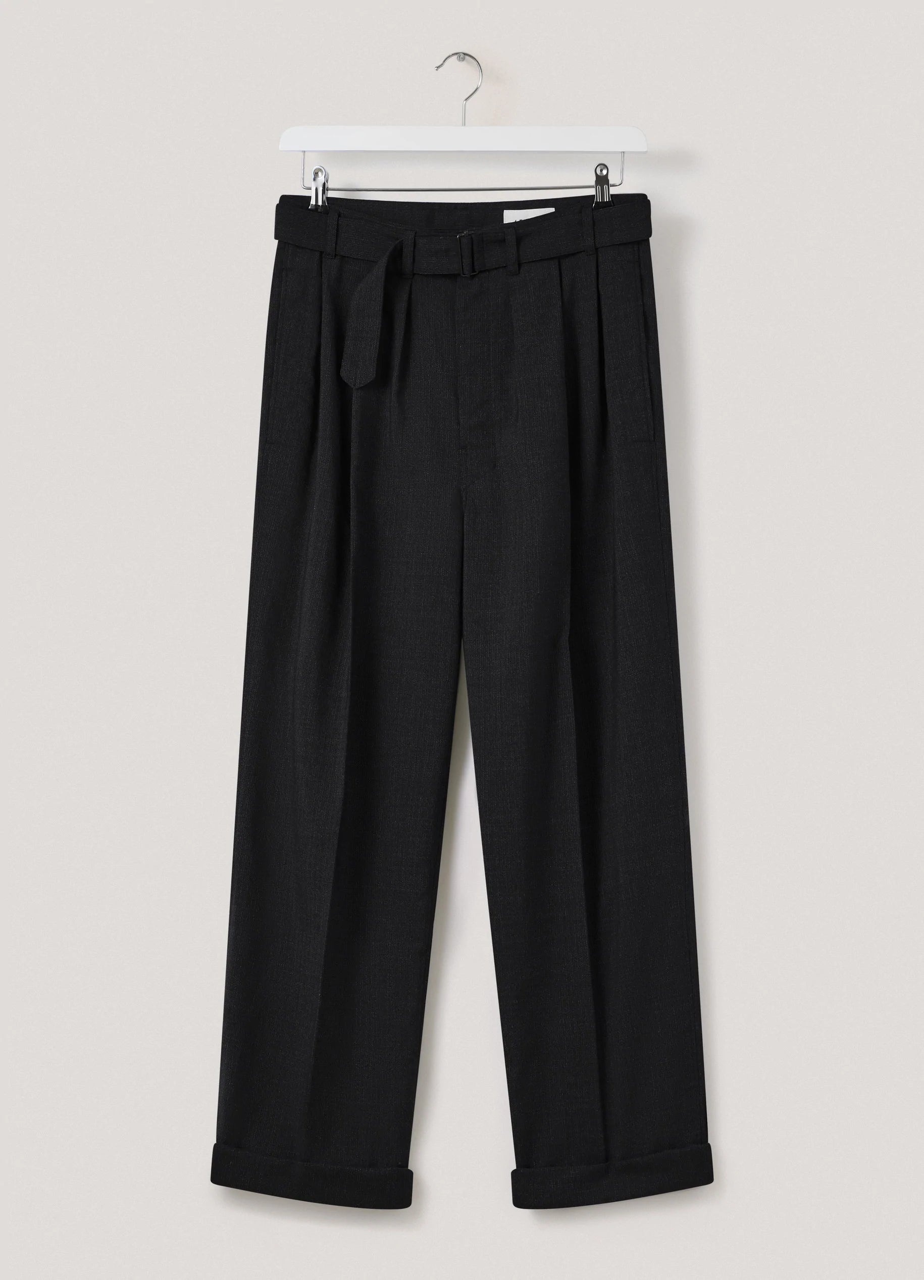 Lemaire LOOSE PLEATED PANTS POLY WOOL | REVERSIBLE