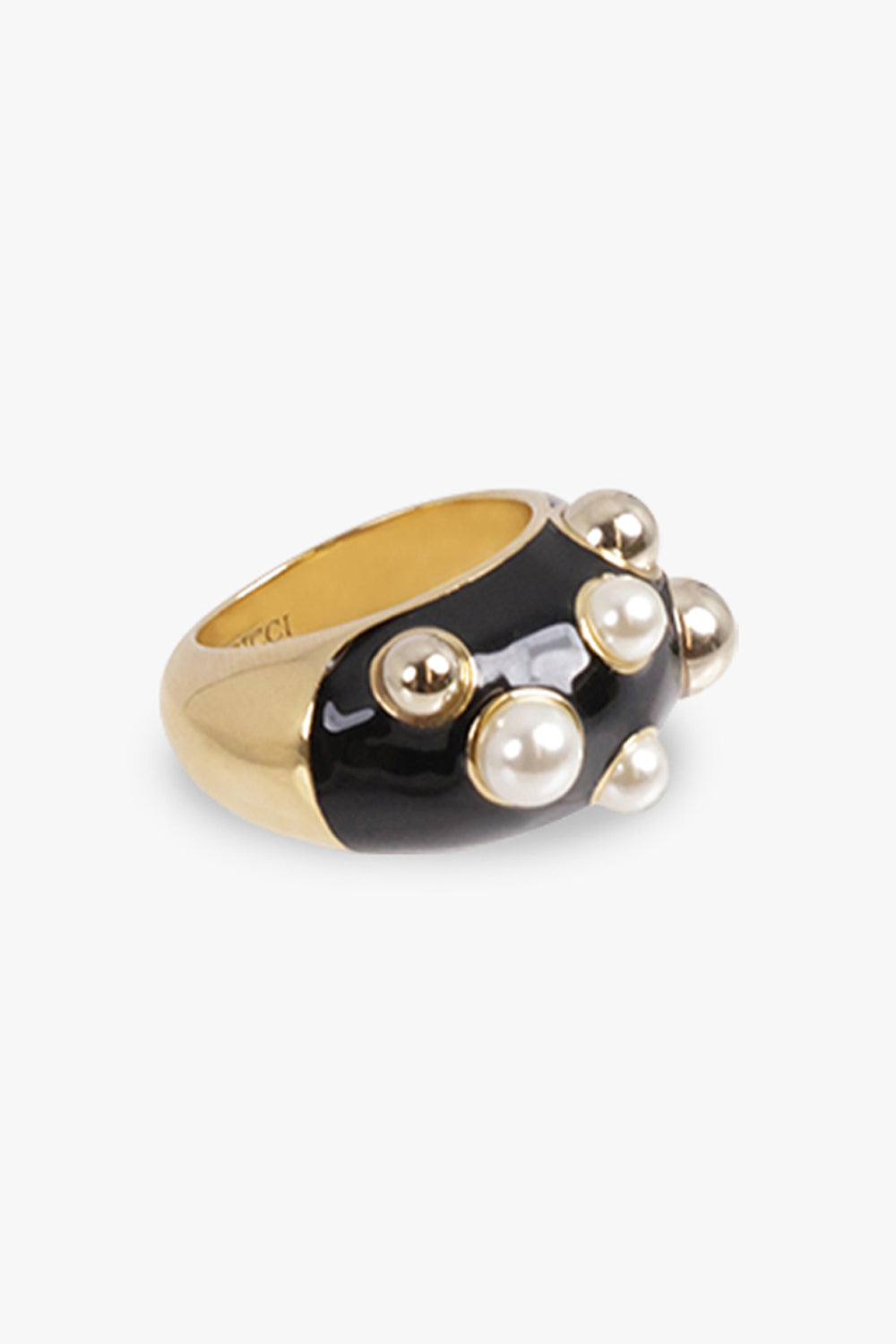 DROPS OF LIGHT RING | BLACK/GOLD - 2