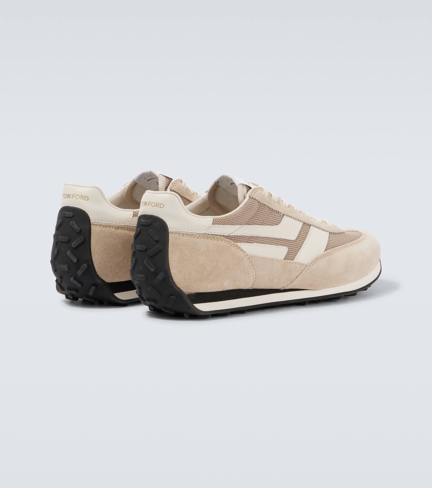 Mick suede-trimmed sneakers - 6