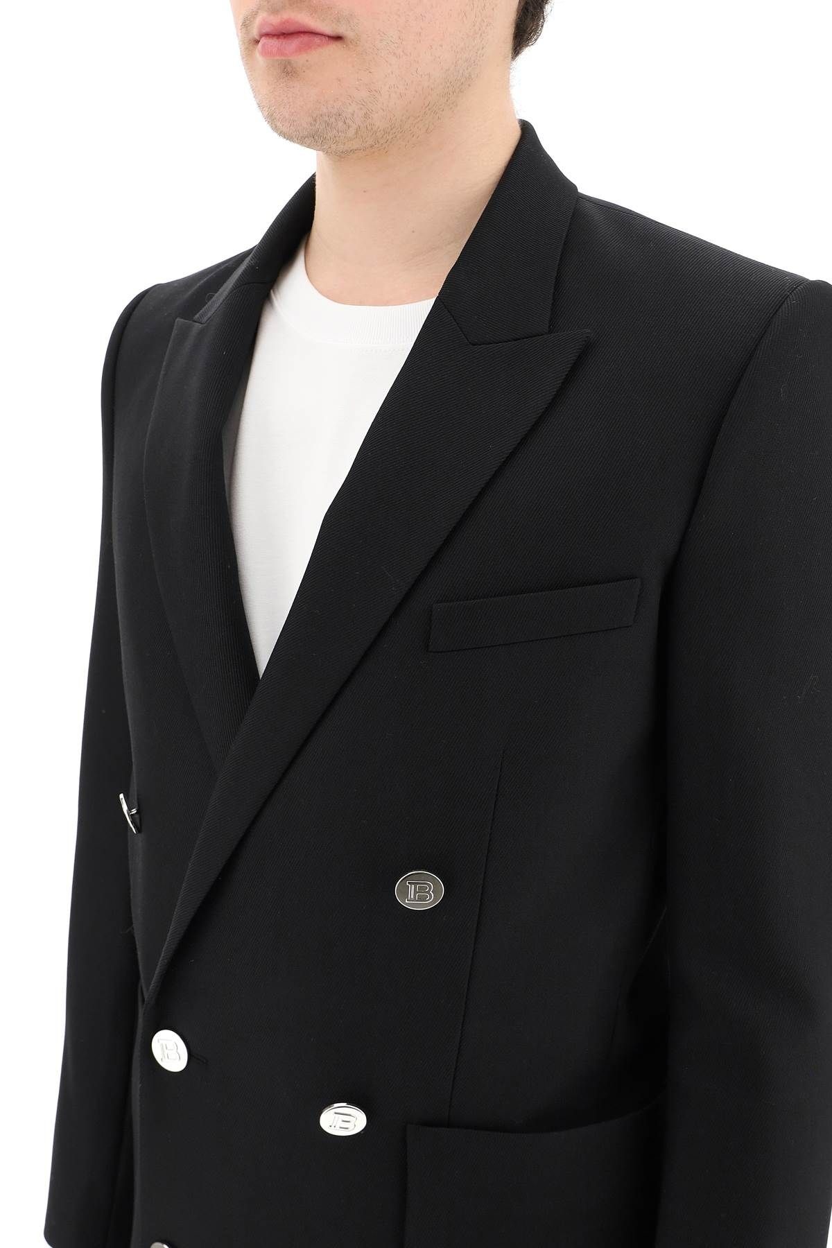 WOOL TWILL BLAZER - 5