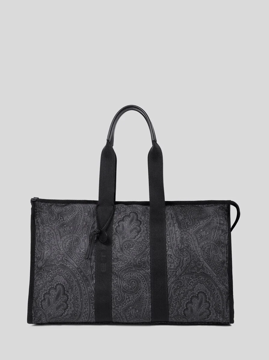 LARGE NYLON TRAVEL BAG WITH ARNICA MOTIF - 1