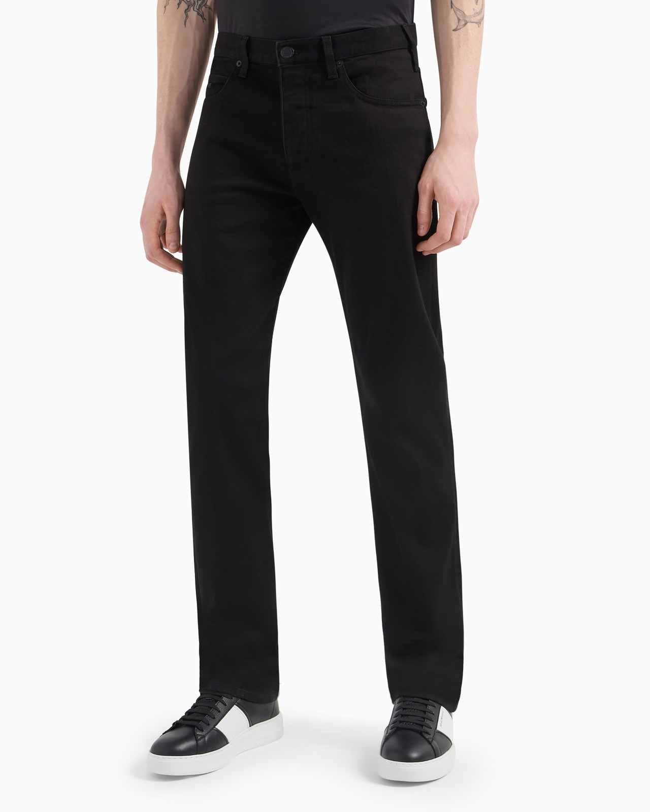 J21 Regular-fit, washed twill 10.5 oz comfort-denim jeans - 4