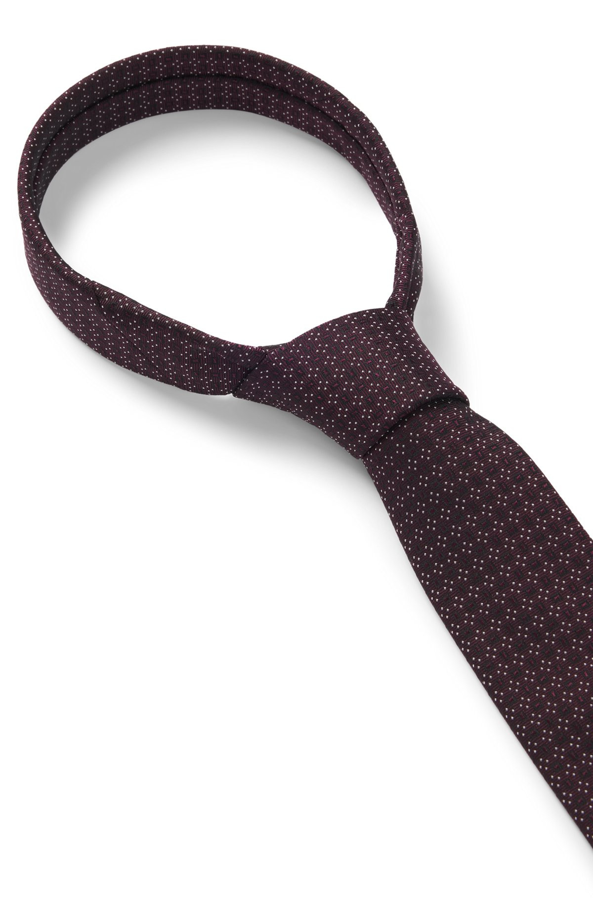 FORMAL TIE WITH ALL-OVER JACQUARD PATTERN - 5