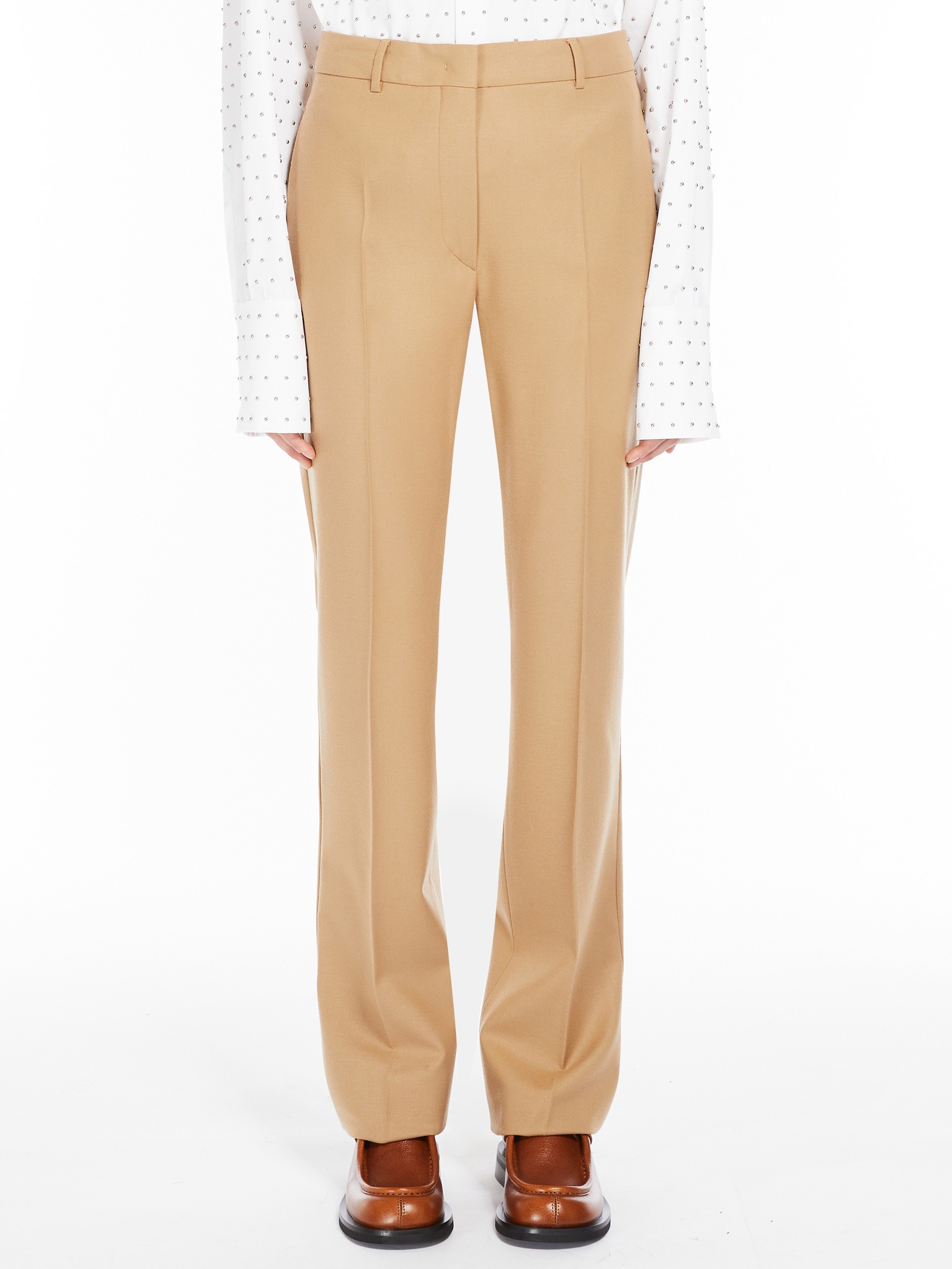 MORA12 Slim-fit stretch wool trousers - 3