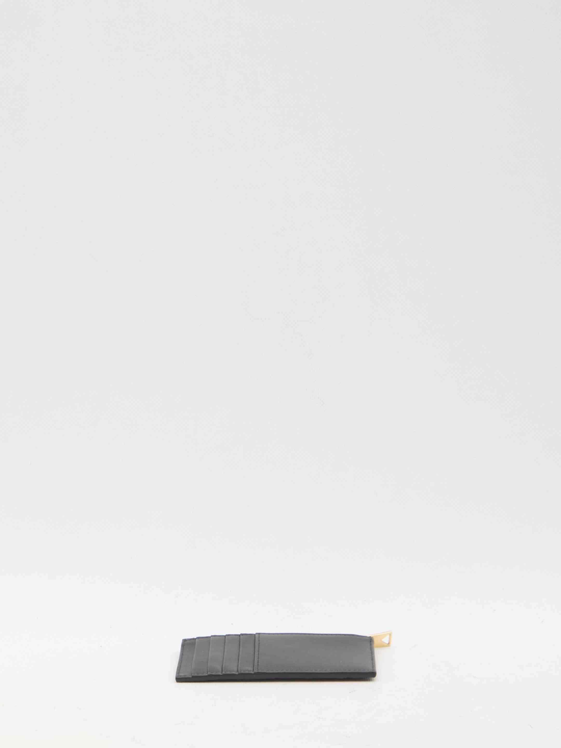 Bottega Veneta Women Black Zipped Cardholder - 3