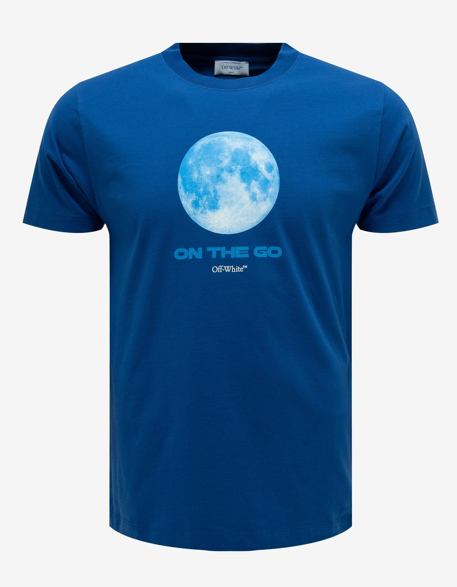 Off-White Blue On The Go Moon Slim T-Shirt - 1