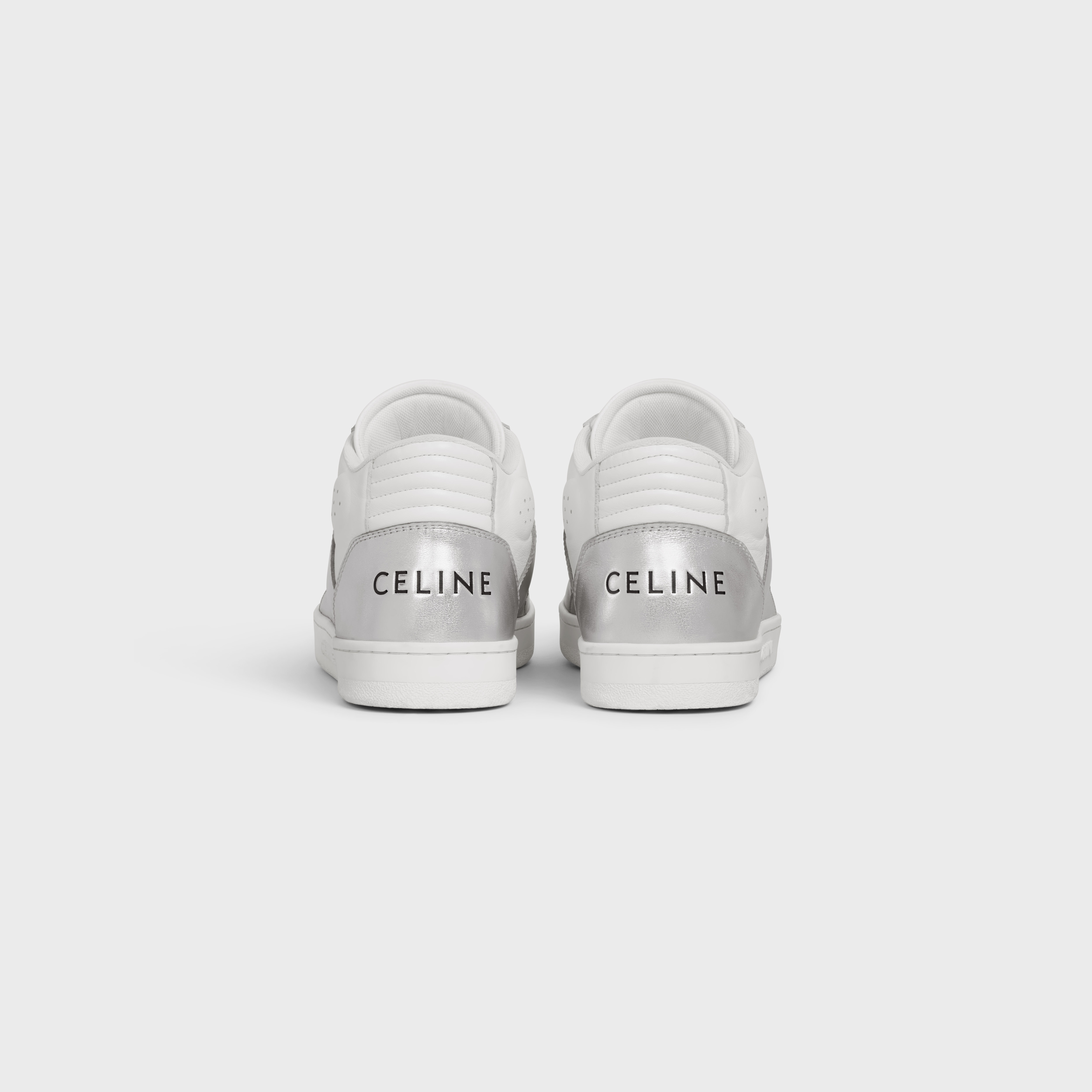 CT-02 MID SNEAKER WITH VELCRO in CALFSKIN & METALLIC CALFSKIN - 3