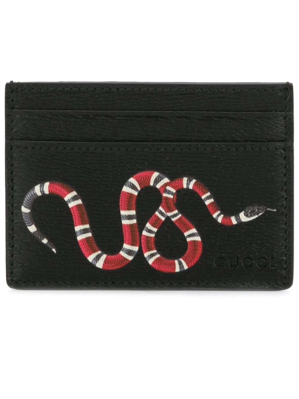 snake print cardholder - 1