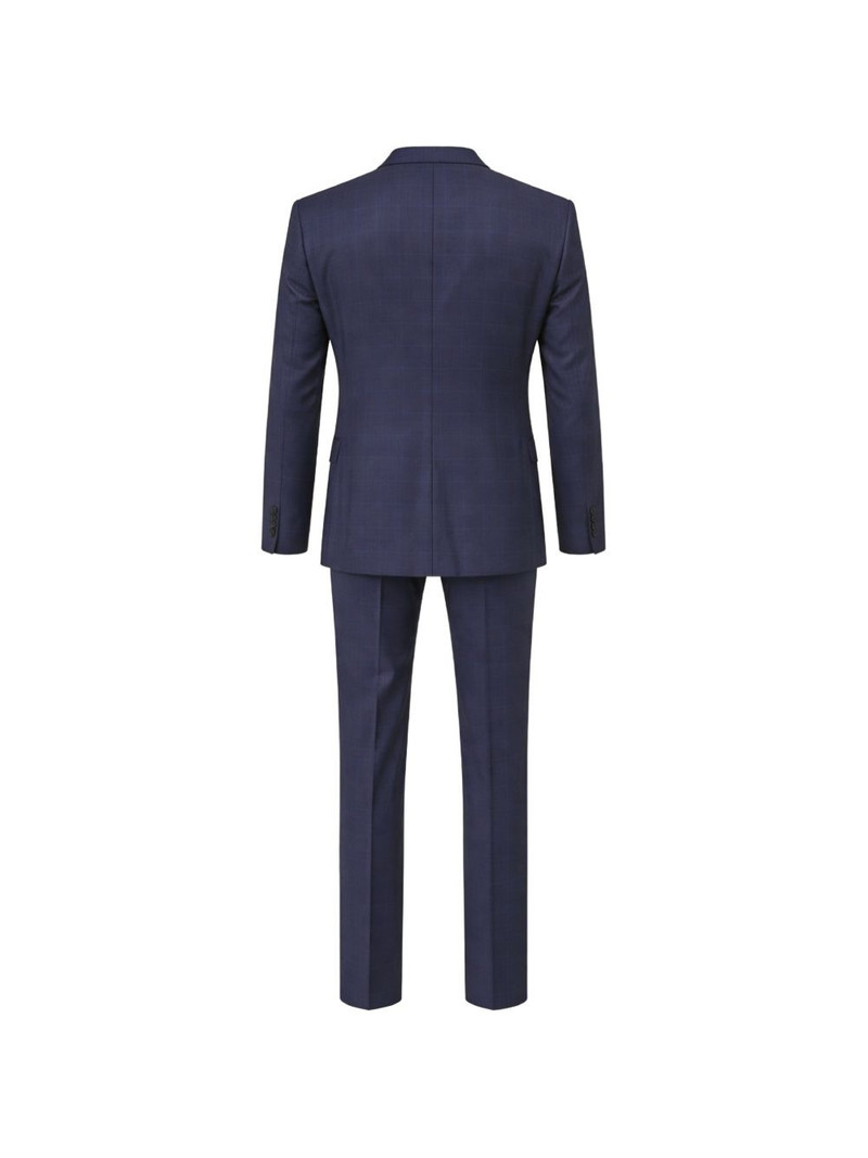 Canali check flap pockets suit outlook
