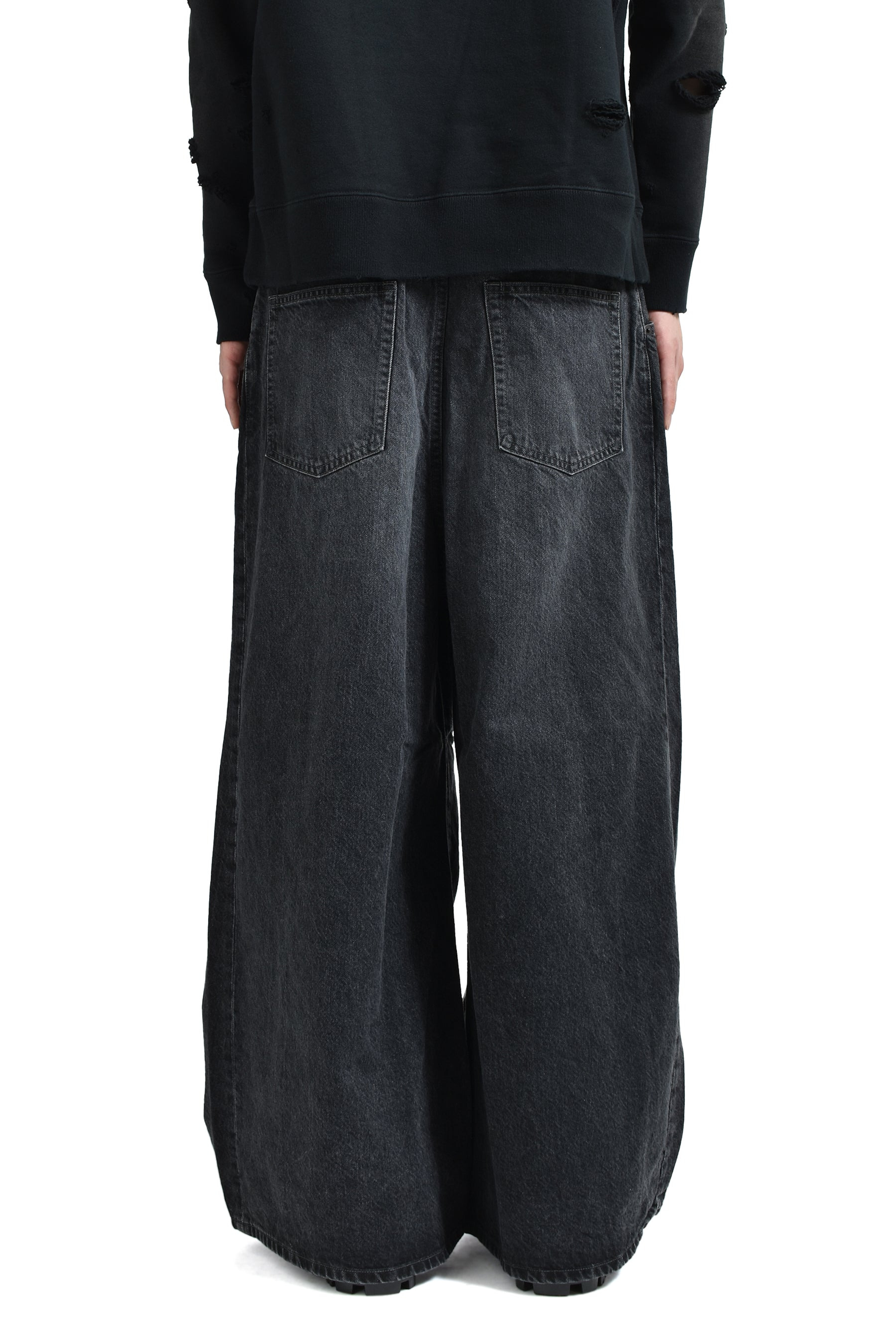 H.D. BUGGY JEAN - 12OZ DENIM / BLK - 2
